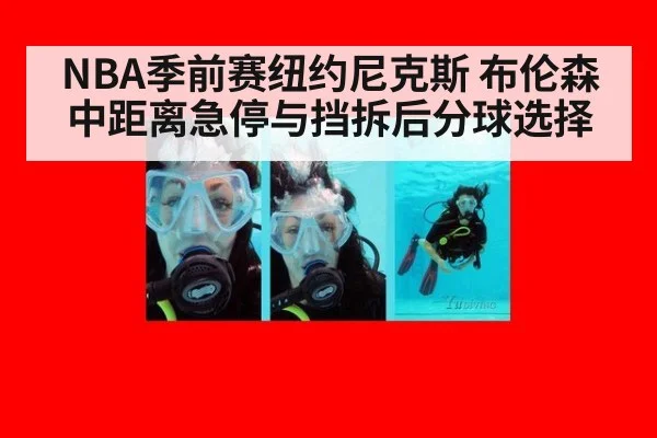 NBA季前赛纽约尼克斯 布伦森中距离急停与挡拆后分球选择